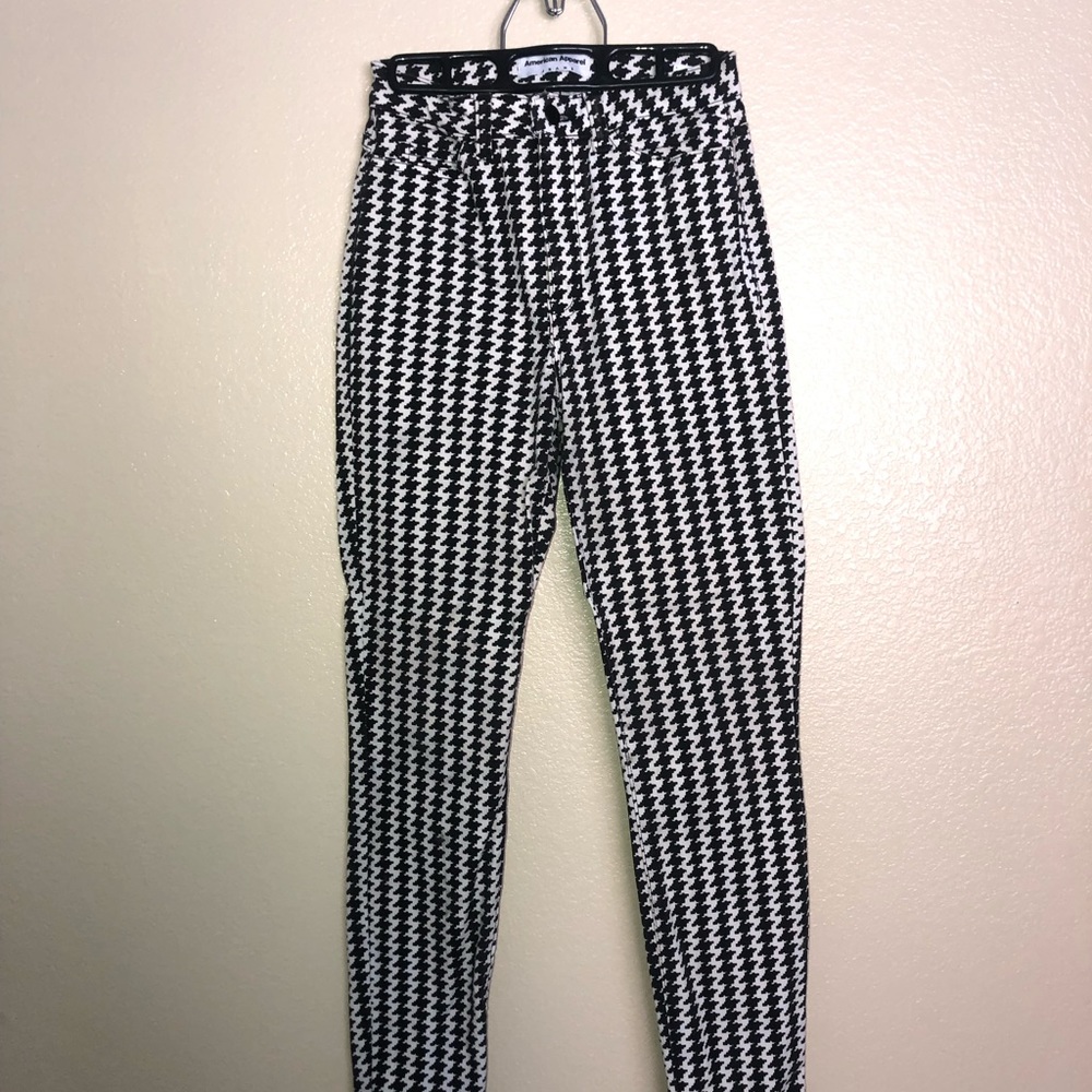 American Apparel Jeans (Houndstooth print)